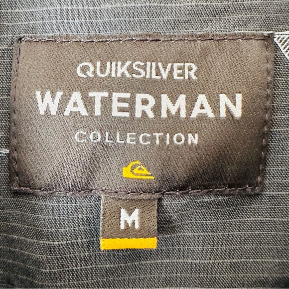 WATERMAN Quiksilver boat Printed Button Down Shirt short sleeve - Picture 7 of 8